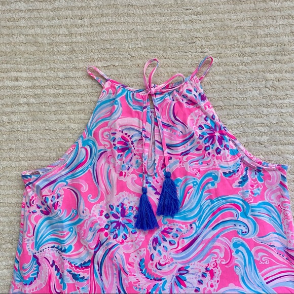 NWT Lilly Pulitzer Evelyn dress in Prosecco Pink Don’t be Jelly - Picture 12 of 14
